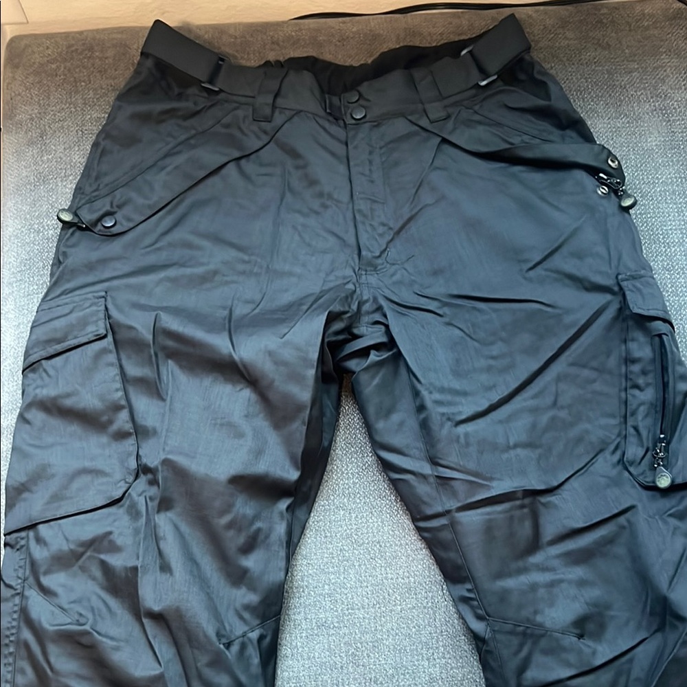 Black Cargo Pants with Durable Cotton Blend